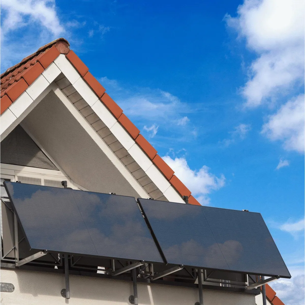 SUNNIVA Balkonkraftwerk 1000W, hohe Effizienz, einfache Installation, Bifazial-Module 4