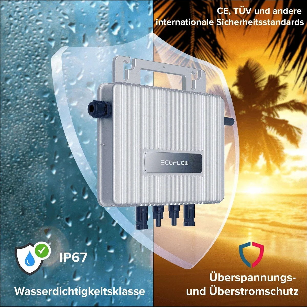 SUNNIVA Balkonkraftwerk 2000W Bifazial, hohe Effizienz und einfache Installation 4