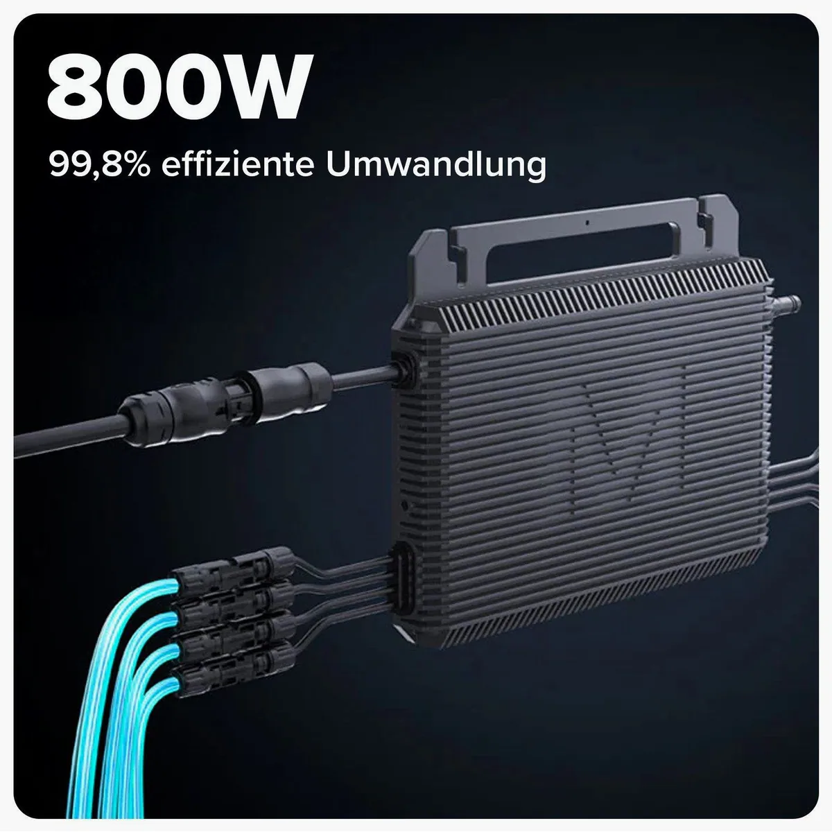 SUNNIVA Balkonkraftwerk 2000W, hohe Effizienz, vollständiges Komplettset 5