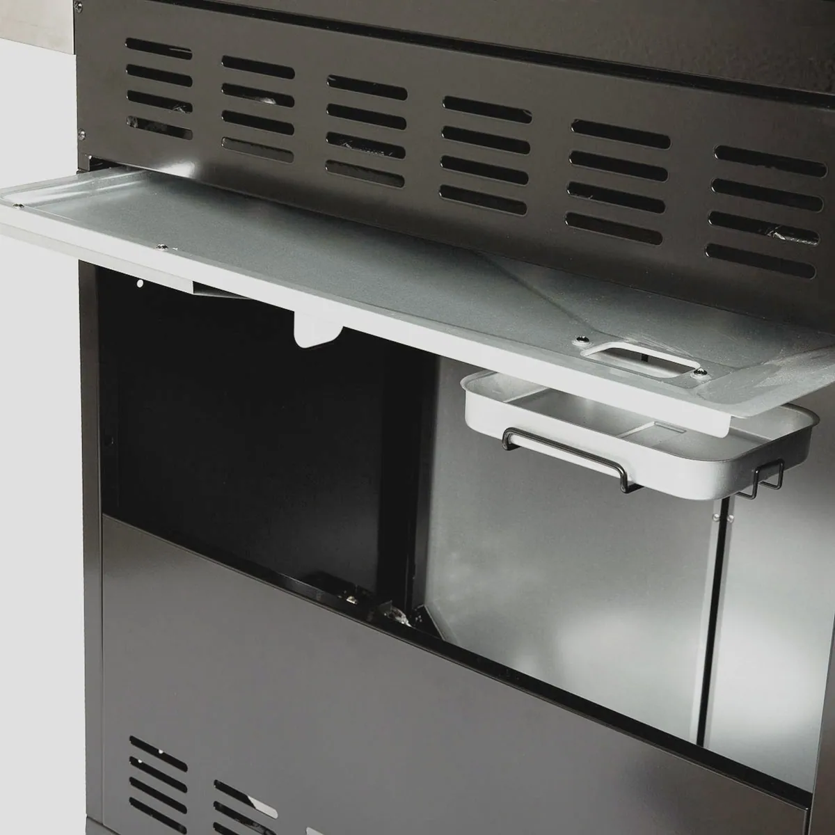 Taino Gasgrill BLACK, 4 Brenner, Seitenkocher, doppelwandiger Deckel 5