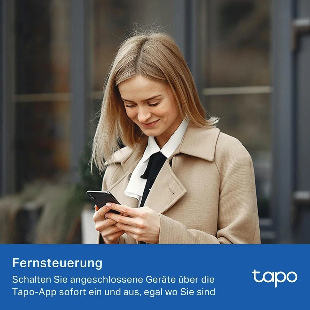 Tapo P100 Mini WLAN-Steckdose, intelligente Steuerung, kompakte Bauweise 3