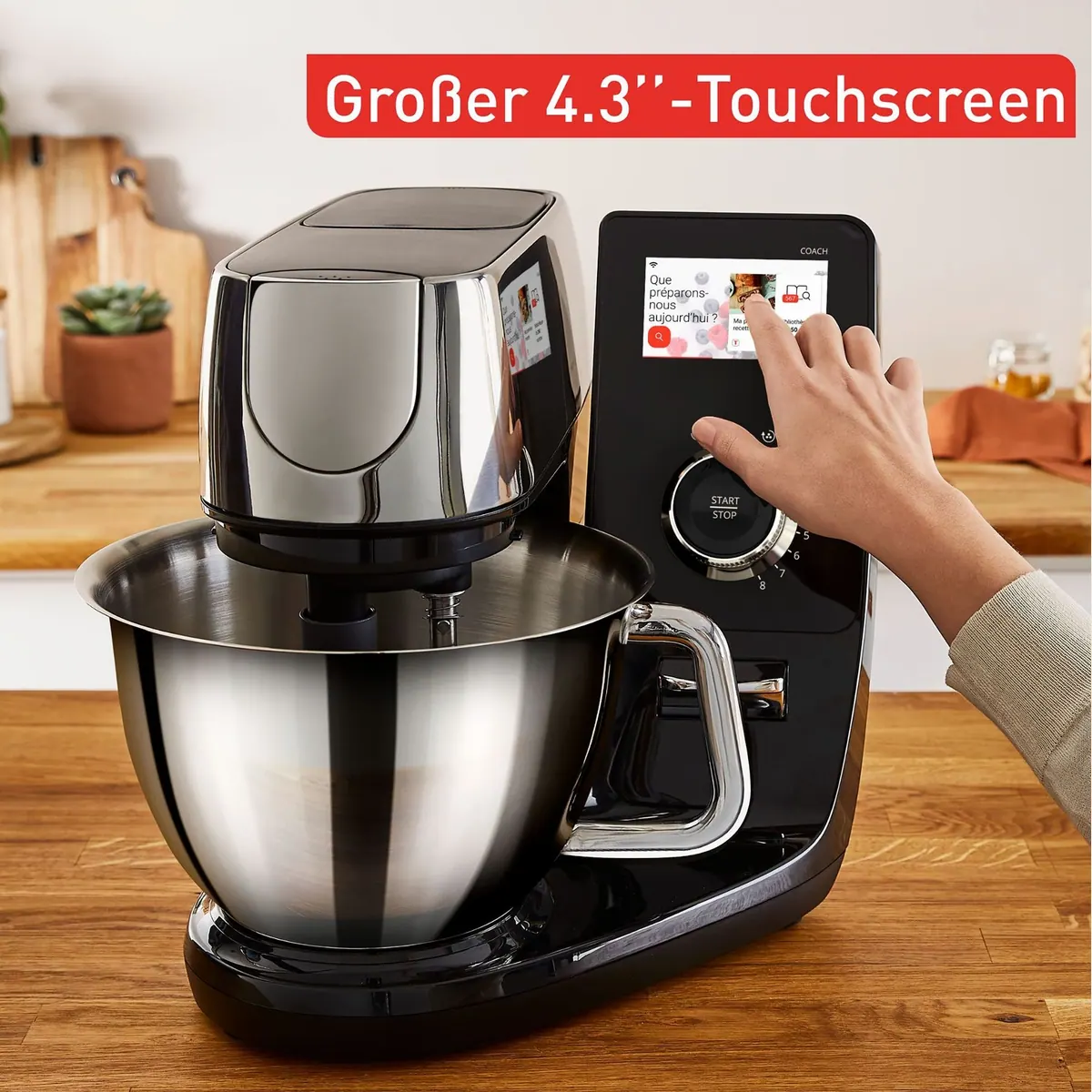 Tefal I-Coach Touch Küchenmaschine, 1200 W, 5,5 l Schüssel, 21 Automatikprogramme 4