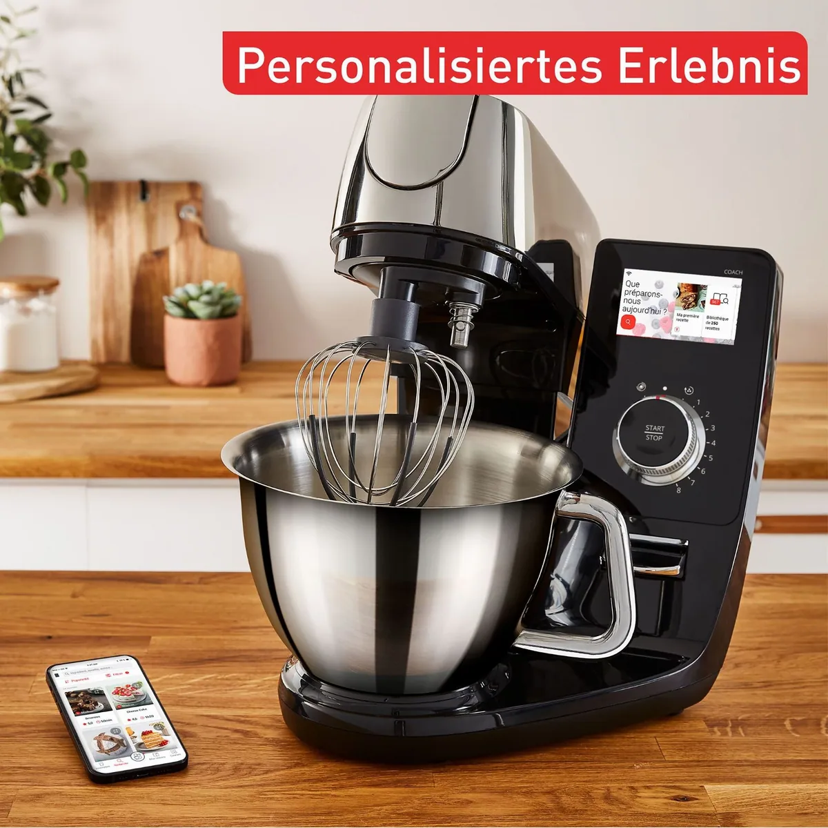 Tefal I-Coach Touch Küchenmaschine, 1200 W, 5,5 l Schüssel, 21 Automatikprogramme 5
