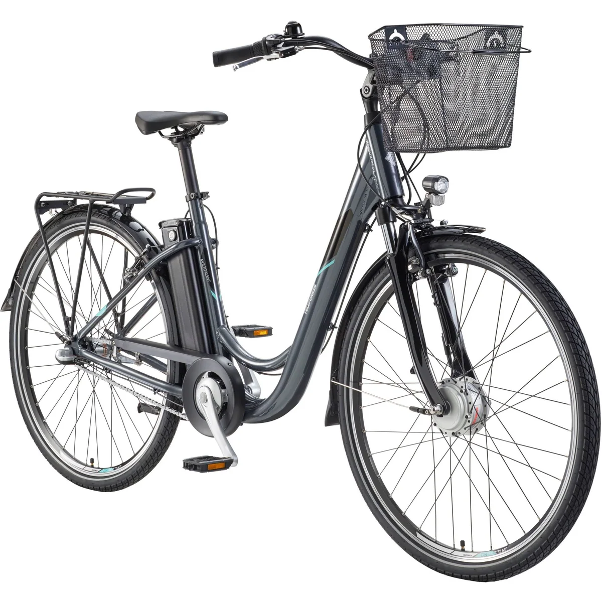 Telefunken E-Bike RC830, leistungsstarker Frontmotor, 3-Gang Shimano, komfortable Geometrie