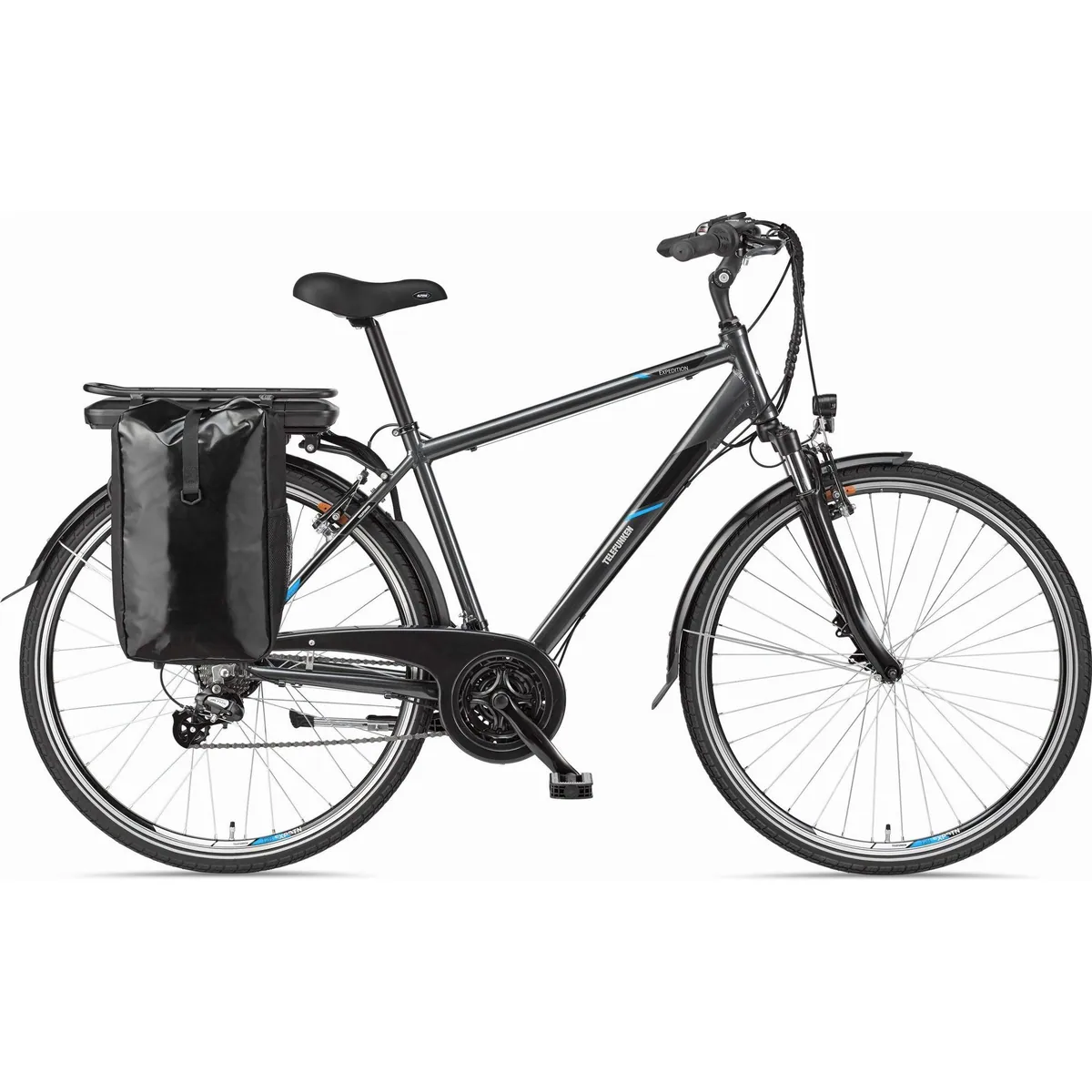 Telefunken Expedition XT481 E-Bike, 21 Gang Shimano, bis 100 km Reichweite, 28 Zoll