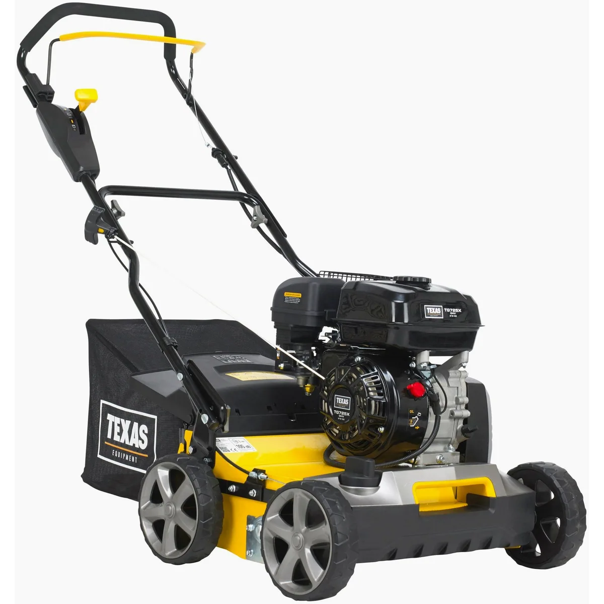Texas Benzin-Vertikutierer, 40 cm Arbeitsbreite, leistungsstarker Motor, ergonomisches Design, einfache Handhabung