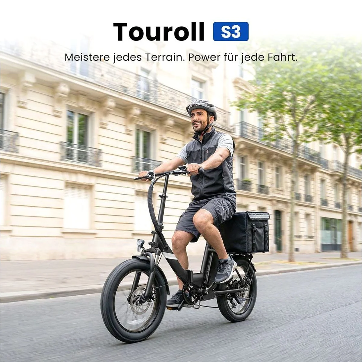 Touroll S3 E-Bike, 20 Zoll, 7-Gang Shimano, abnehmbarer Akku, 468 Wh, 25 km/h 2