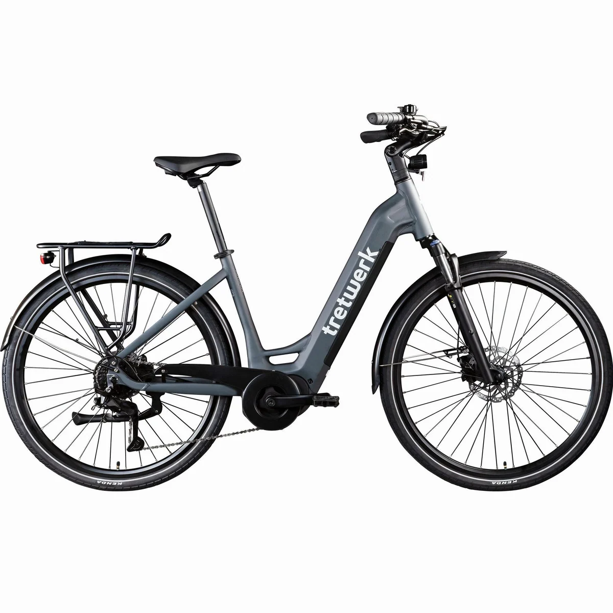 Tretwerk Amber E-Bike Cityrad, 9-Gang Shimano, 733 Wh Akku, komfortabel & stabil
