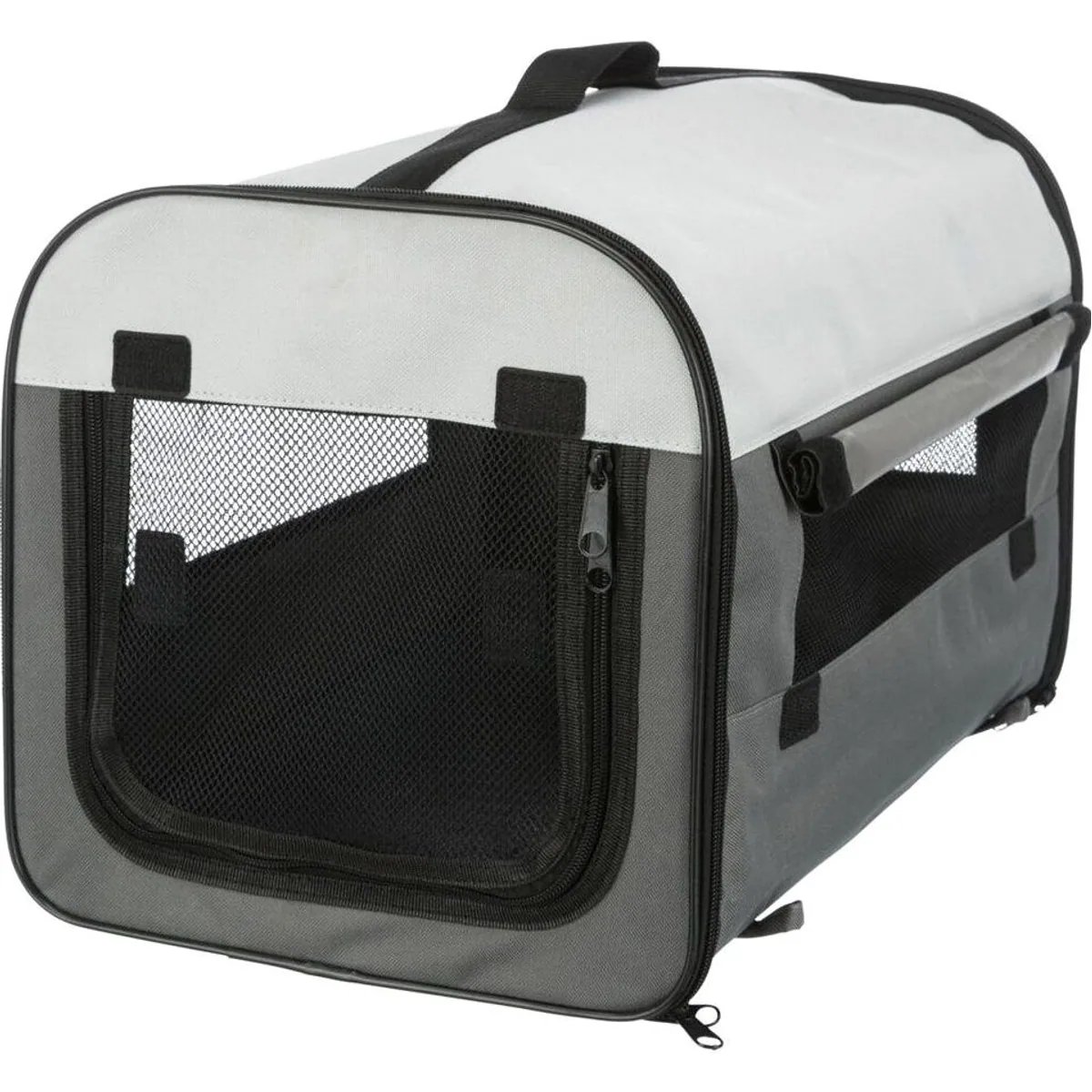 Trixie Transportbox Basic, stabil und platzsparend — ideal für Reisen mit Hunden