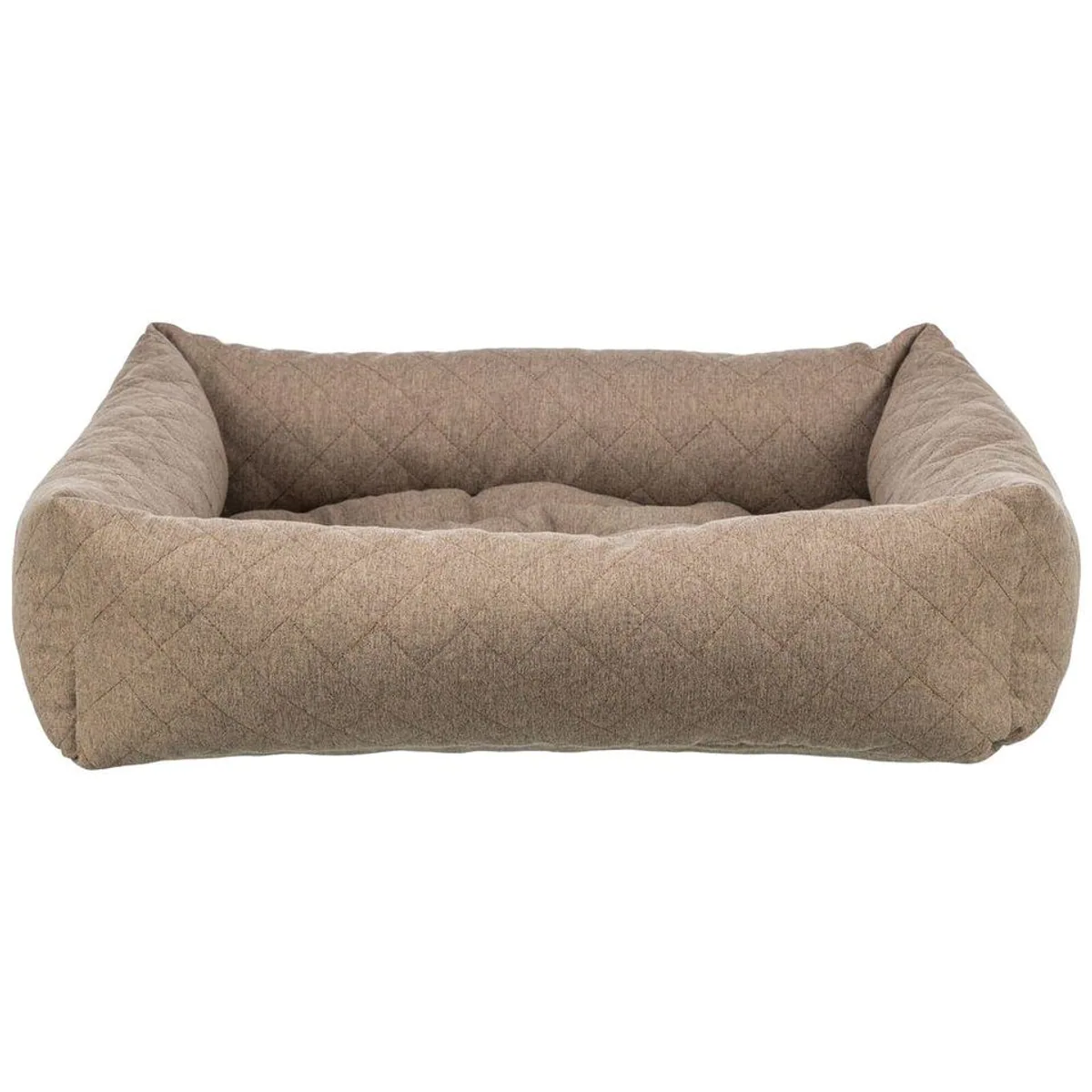 Trixie Hundebett Caliente, braun, komfortable Polsterung