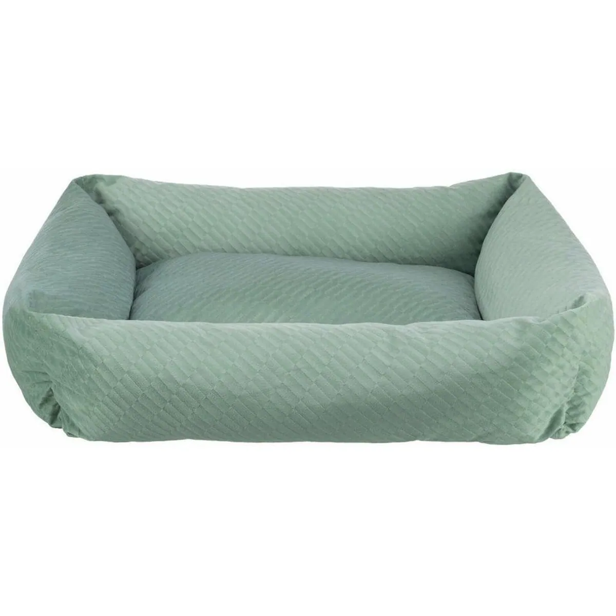 Trixie Hundebett Alena, edler Samtstoff, rutschfeste Unterseite, waschbarer Bezug — 60 × 50 cm