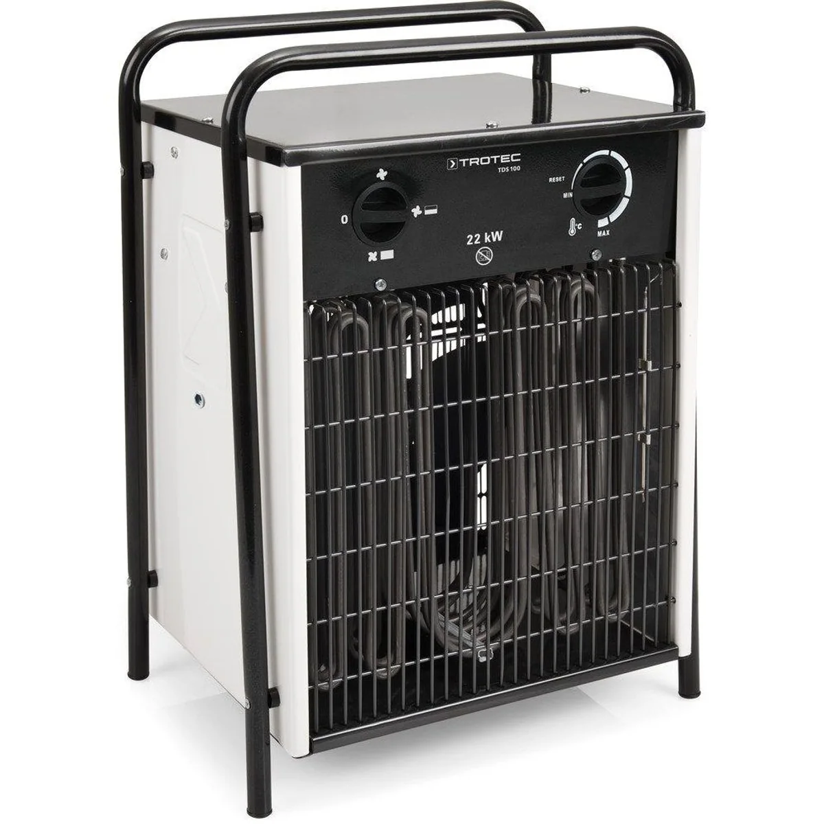 Trotec TDS 100 Elektroheizer, 22 kW Heizleistung, integrierter Thermostat
