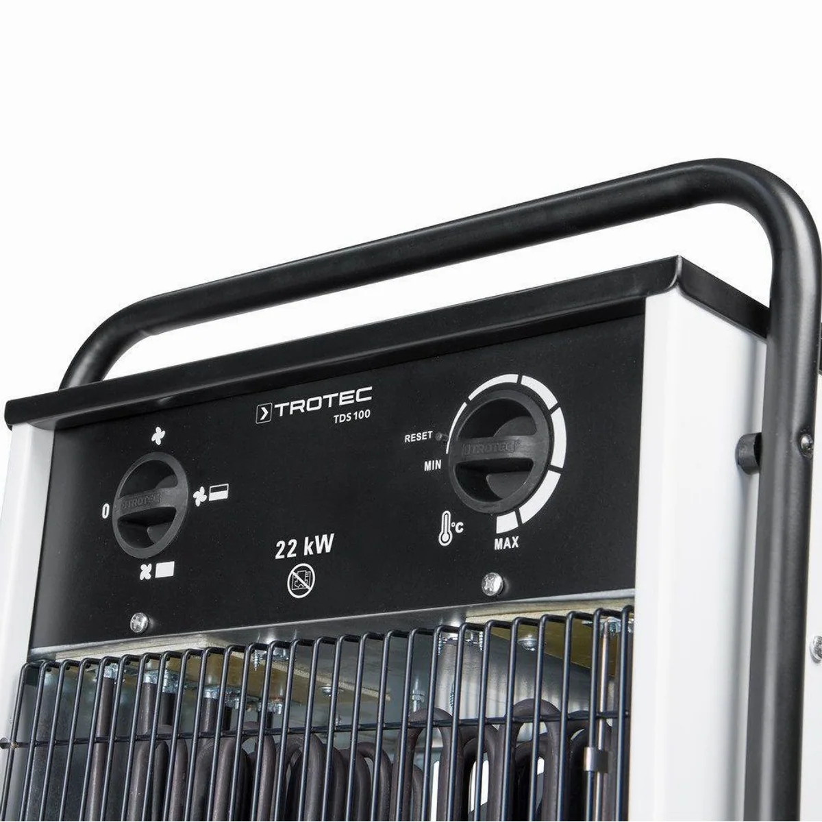 Trotec TDS 100 Elektroheizer, 22 kW Heizleistung, integrierter Thermostat 5