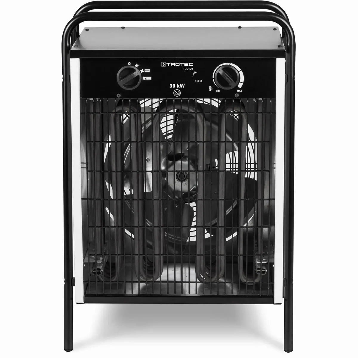 Trotec TDS 120 Elektroheizgebläse, 30 kW Heizleistung, integrierter Thermostat 4