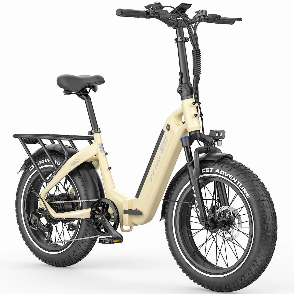 TTGO F6B Klapprad, 70Nm Motor, 140km Reichweite, 7-Gang Shimano