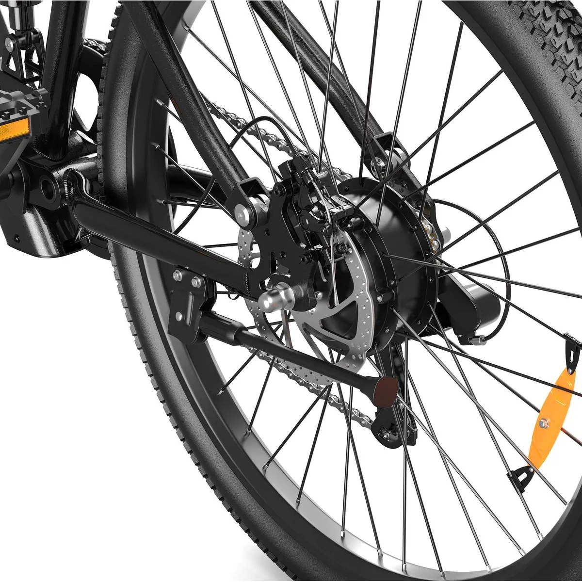 Vankel T8S E-Bike, 250W Heckmotor, 624Wh Akku, Shimano 7-Gang — robust, komfortabel, sicher 5
