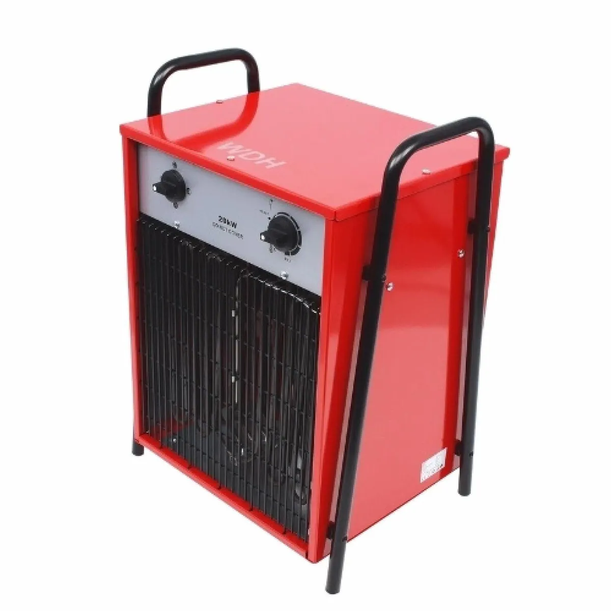 WDH Heißluftgebläse WDH-IFH20, 20 kW Heizleistung, stufenlos einstellbar, robustes Metallgehäuse 3
