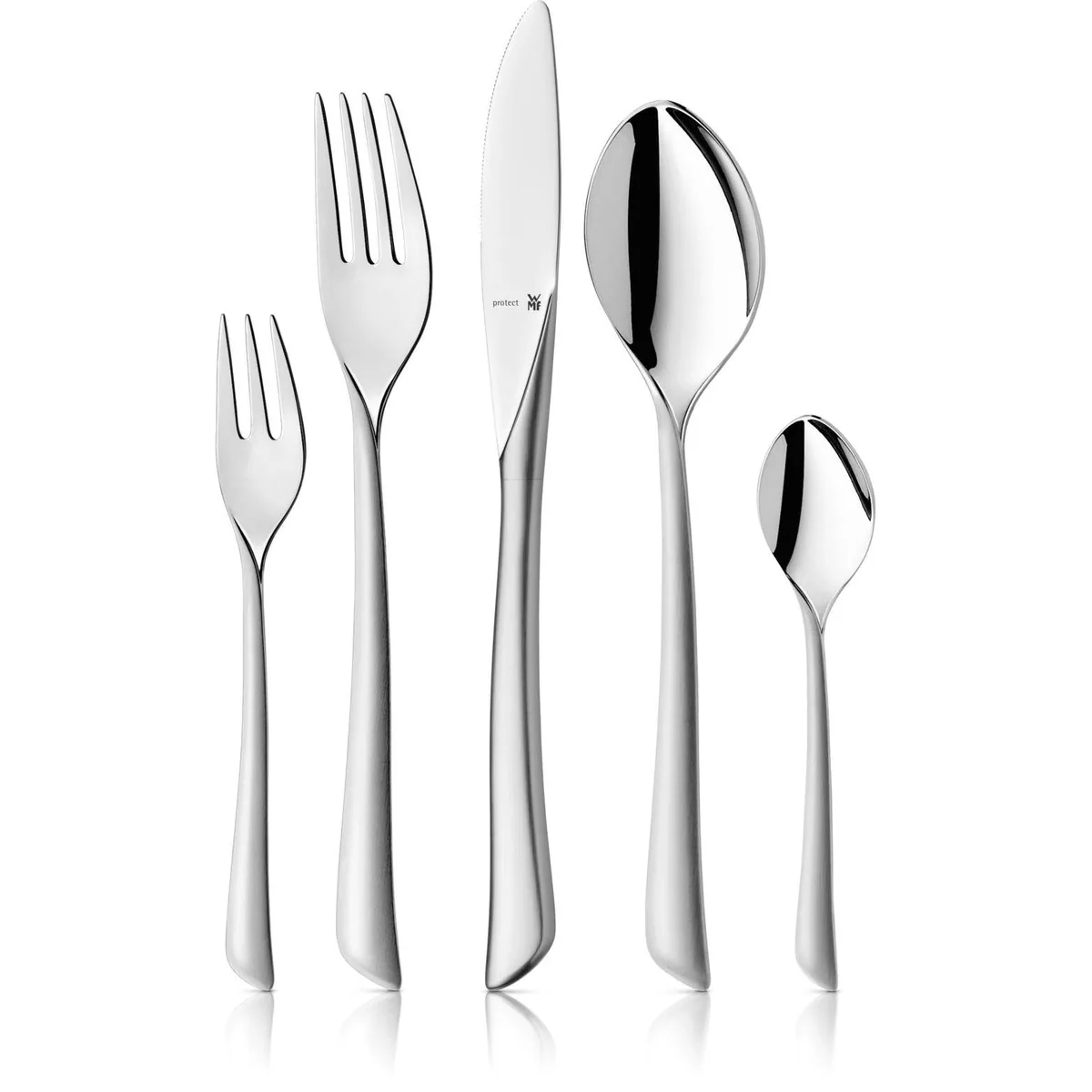 WMF Besteck-Set Virginia, 30-tlg, ergonomisch & rostfrei — für 6 Personen