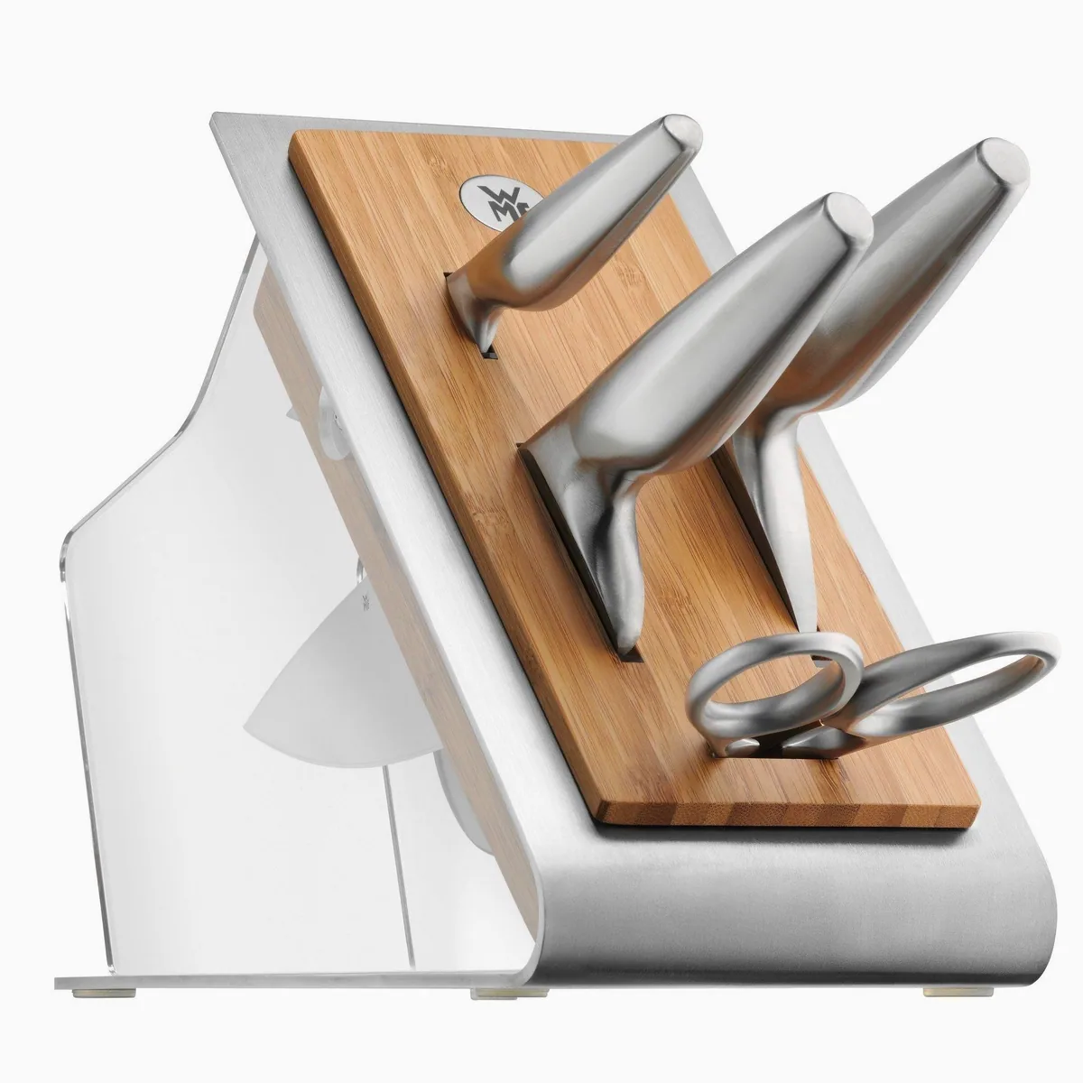 WMF Messerblock Chef's Edition, 5-teilig, hochwertige Materialien und ergonomisches Design