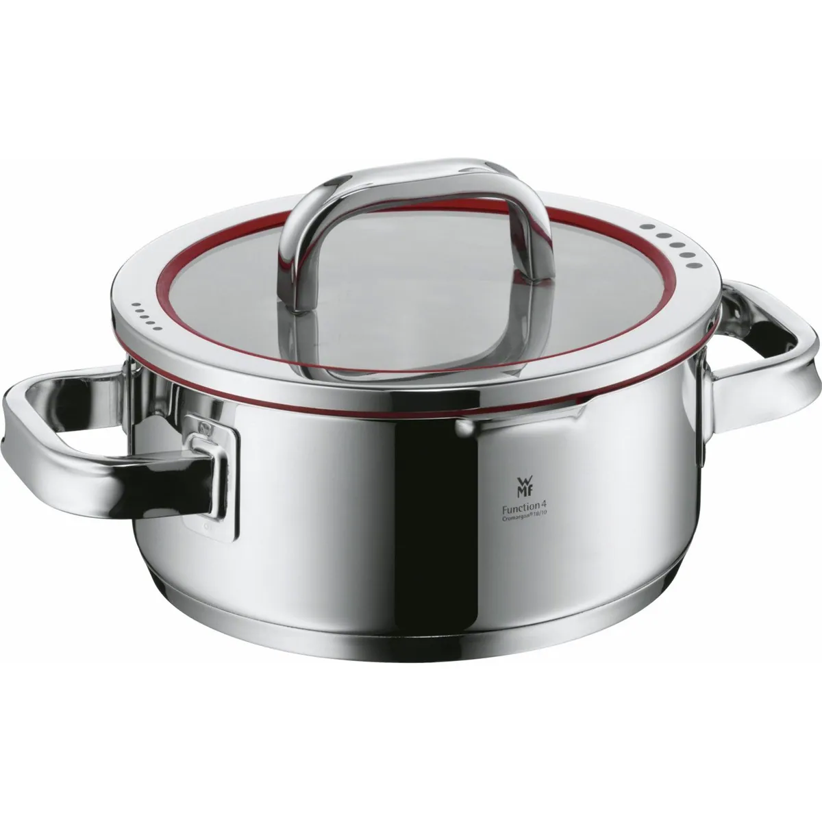 WMF Function 4 Topf-Set, 9-teilig, Induktionsgeeignet, Glasdeckel mit Abgießfunktionen 3
