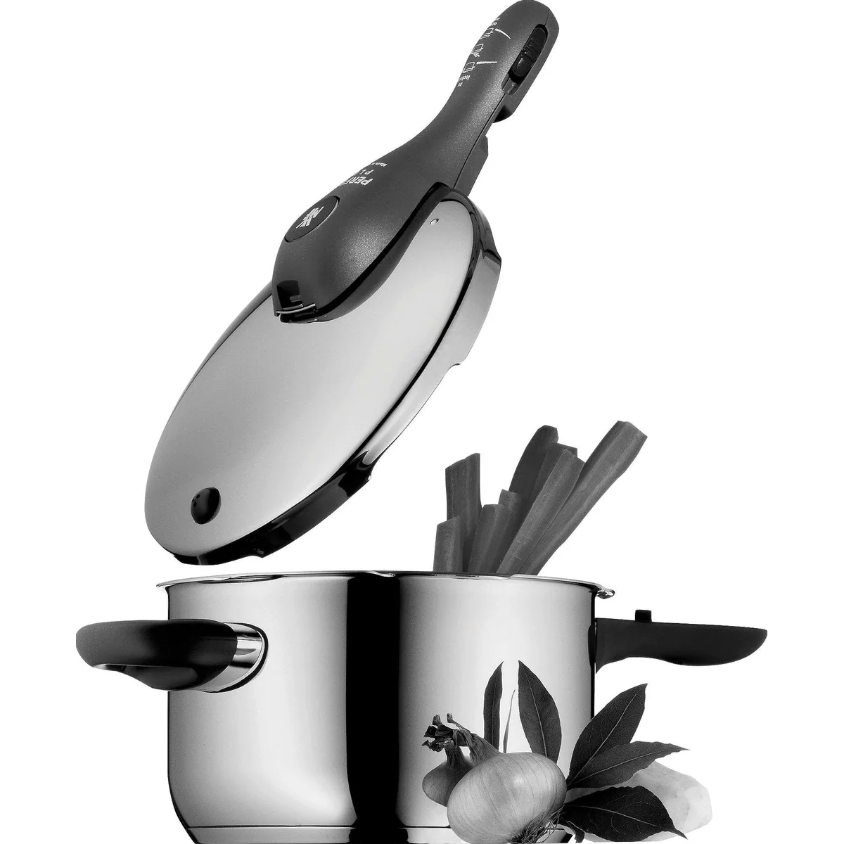 WMF Schnellkochtopf Perfect Plus, vielseitig und robust — Ø 22 cm, Cromargan Edelstahl 2