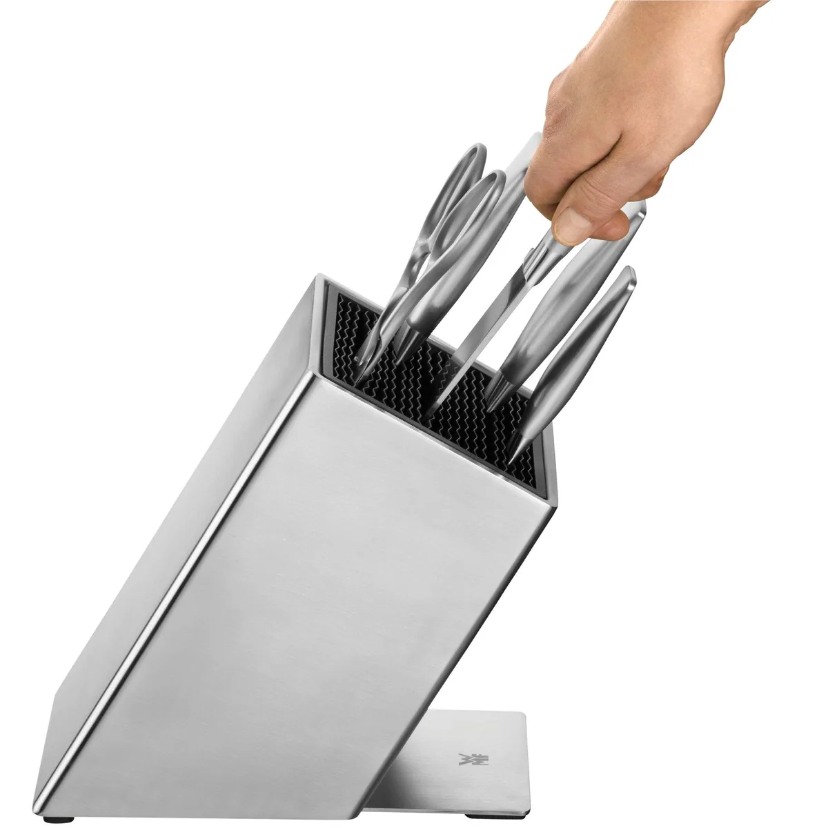 WMF Grand Gourmet Messerblock, 6-teilig, aus Spezialklingenstahl, hohe Hygiene — Made in Germany 2