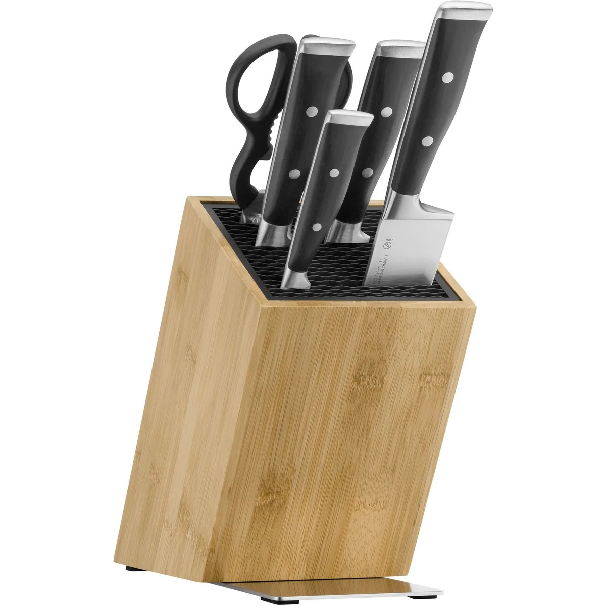WMF Grand Class Messerblock, 6-teilig, handgeschmiedeter Spezialklingenstahl