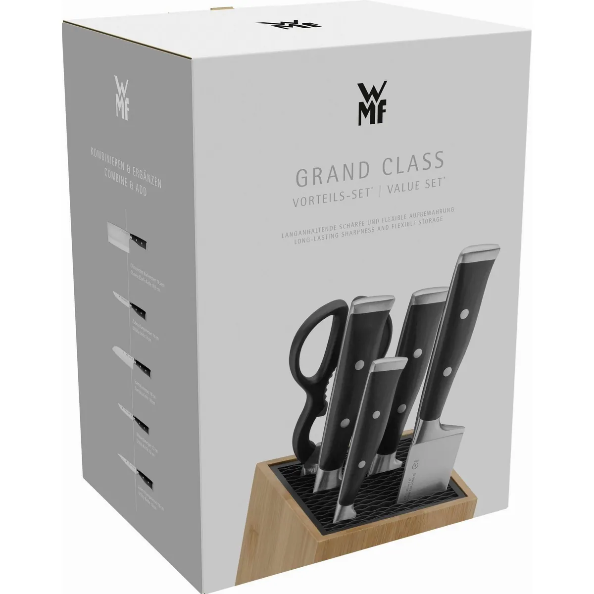 WMF Grand Class Messerblock, 6-teilig, handgeschmiedeter Spezialklingenstahl 4