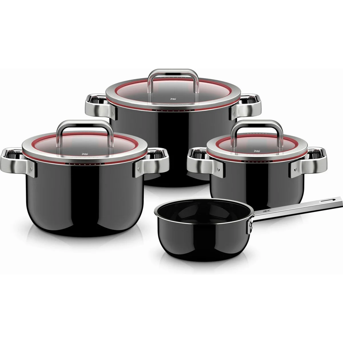 WMF Fusiontec Function Pro Topf-Set, 7-teilig, integrierte Siebfunktion, spülmaschinengeeignet