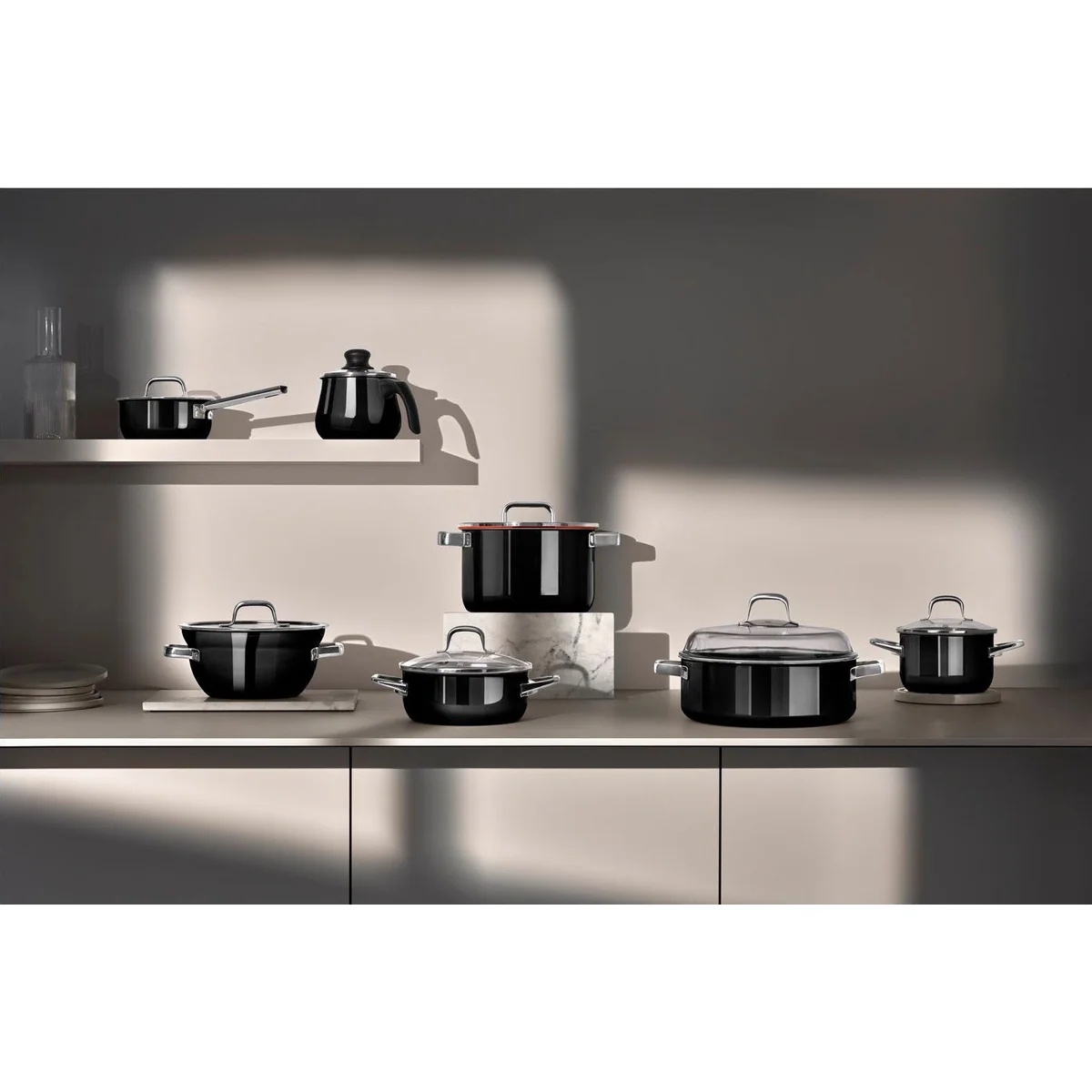 WMF Fusiontec Function Pro Topf-Set, 7-teilig, integrierte Siebfunktion, spülmaschinengeeignet 5