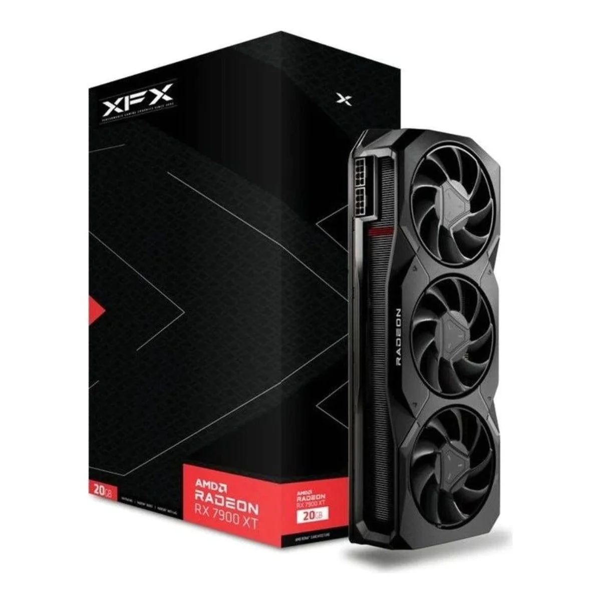 XFX Radeon RX 7900 XT Grafikkarte, 20 GB GDDR6, PCI Express 4.0