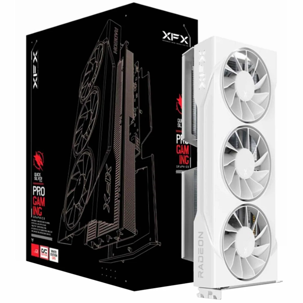 XFX Radeon RX 9060 XT Swift OC Triple Fan, 16 GB GDDR6, PCIe 5.0, RDNA4 Architektur
