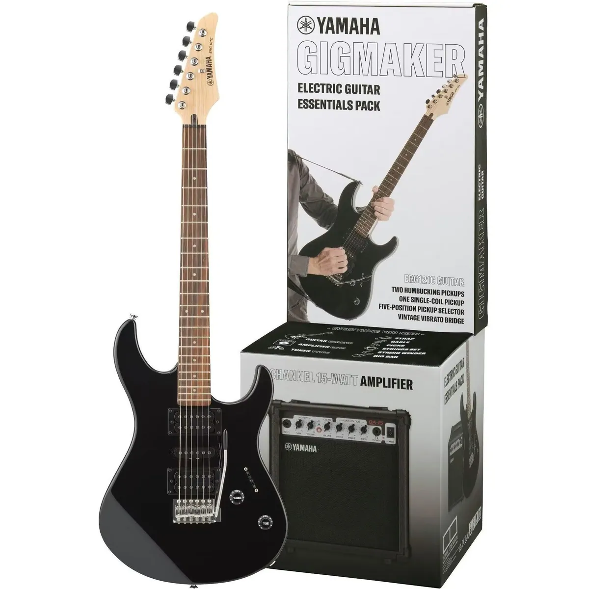 Yamaha ERG-121 GPIIH Gigmaker E-Gitarren-Set, vielseitige Klangvielfalt und umfangreiches Zubehör