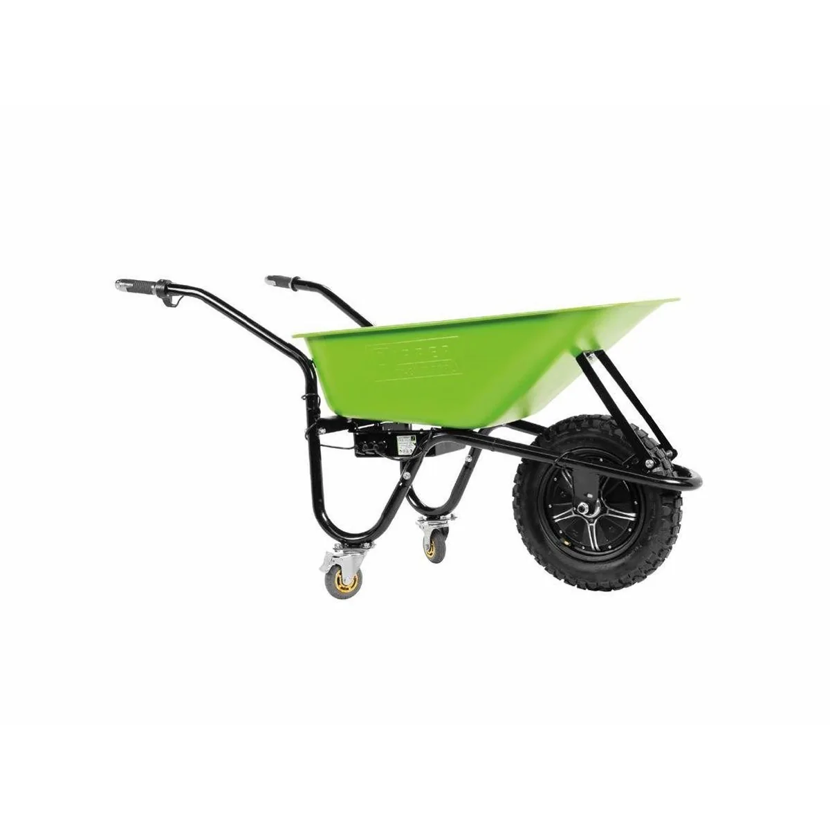 ZIPPER Motorschubkarre ZI-EWB500LI, 150 kg Traglast, 75 l Fassungsvermögen, Set mit Ladekabel 5