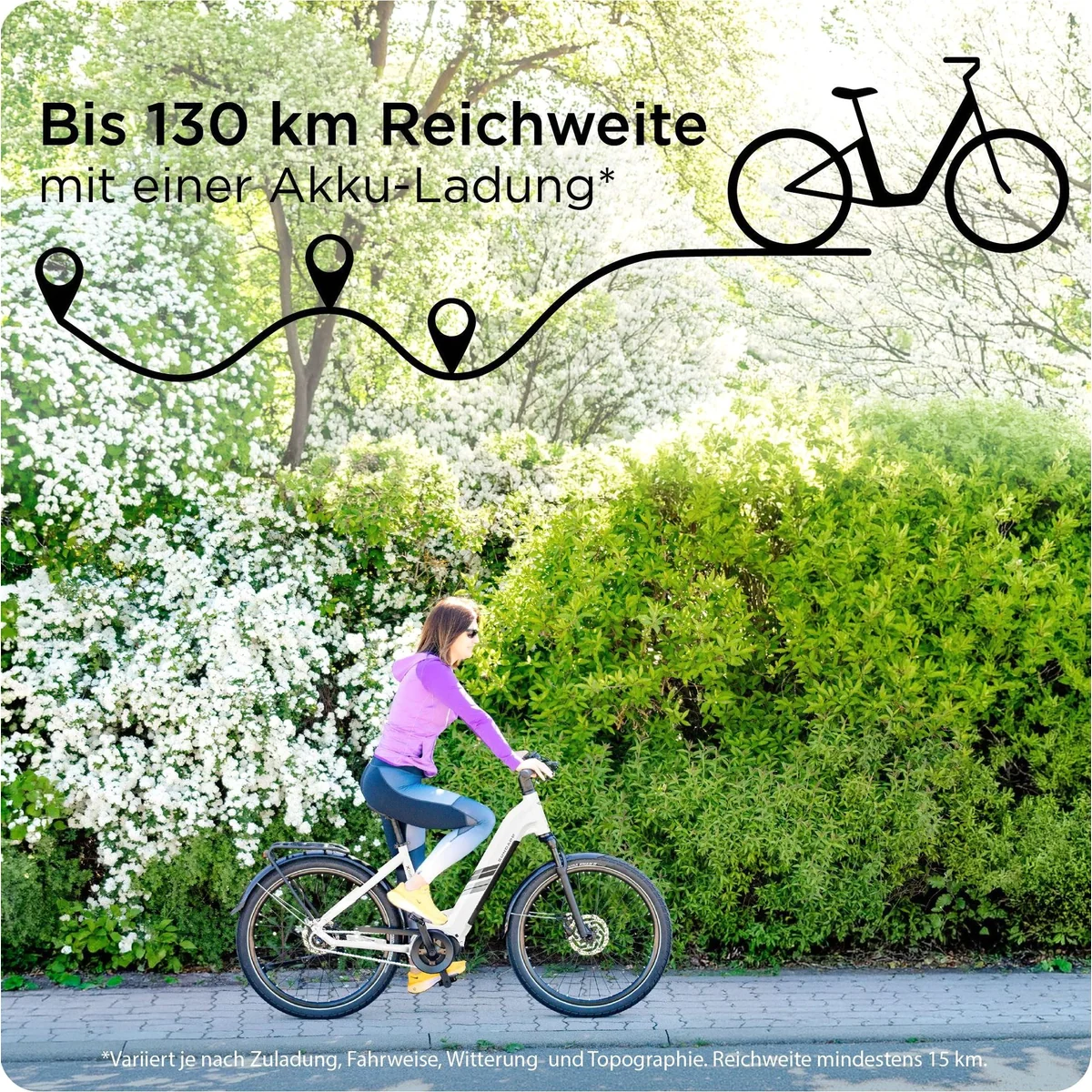 Zündapp E-Bike Cityrad X885, 7 Gang Nabenschaltung, Mittelmotor, 550 Wh 2