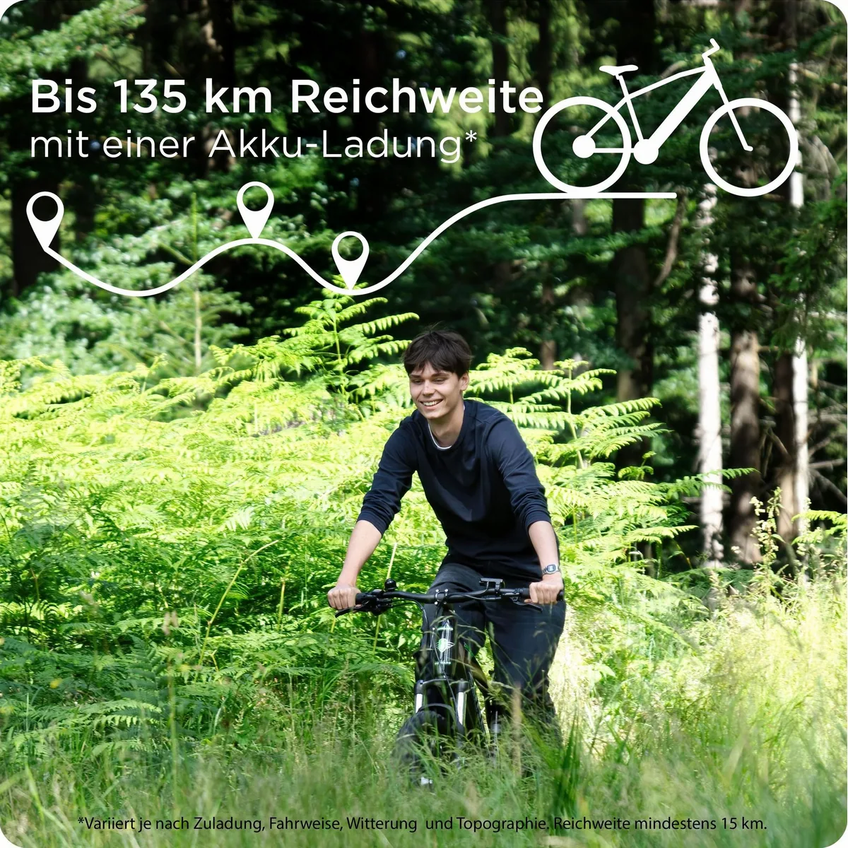 Zündapp Z890 E-Bike Mountainbike, 10-Gang Shimano Schaltung, 550 Wh Akku, Heckmotor 3