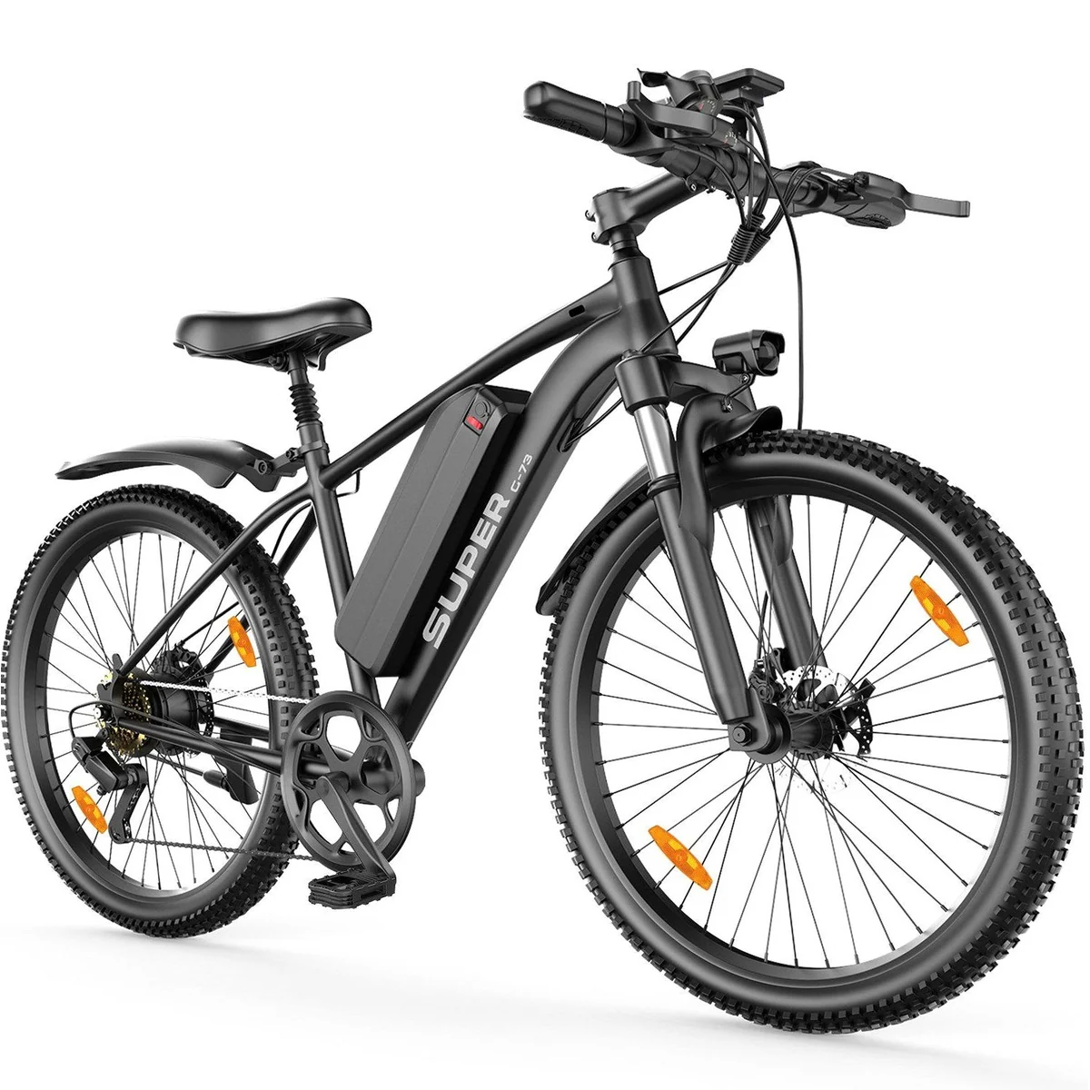ZWHEEL G73 E-Bike, 250W Motor, 624Wh Akku, Shimano 7-Gang