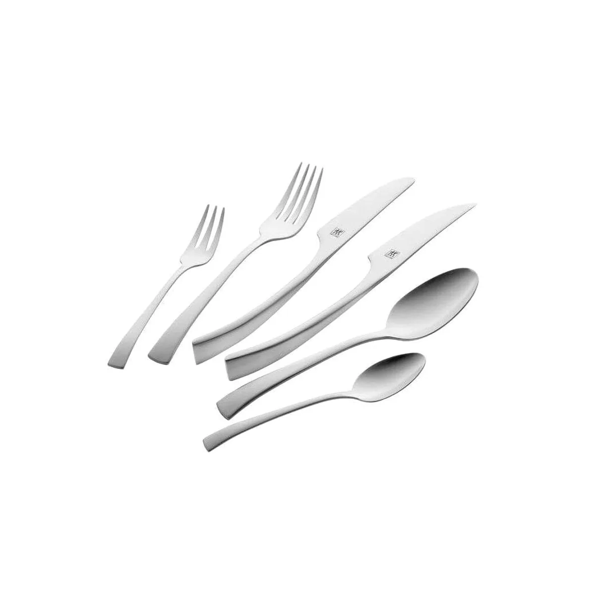 Zwilling Bellasera Besteck-Set, 72-teilig für 12 Personen, Edelstahl Matt